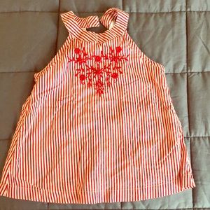 Girls Embroidered Tank
